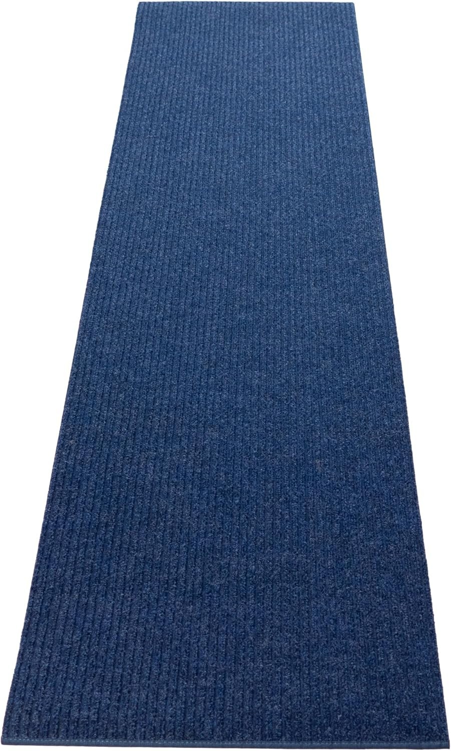 Anti Slip Light Weight Low Profile Dark Navy Rug Runner Hallway Office Outdoor gallery