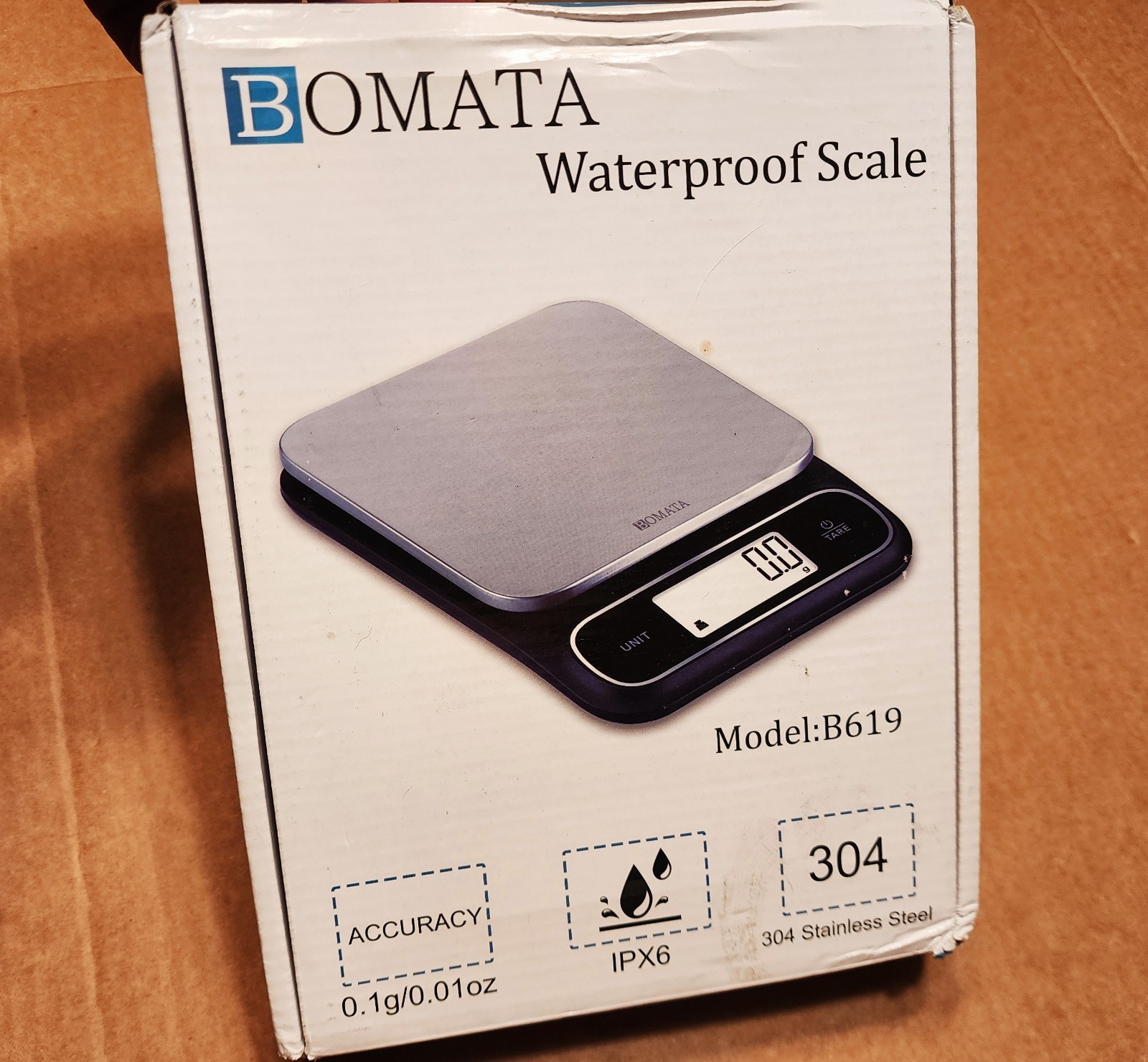 New Bomata Waterproof Scale, Model B619, 0.5g to 5kg / 11 lb gallery