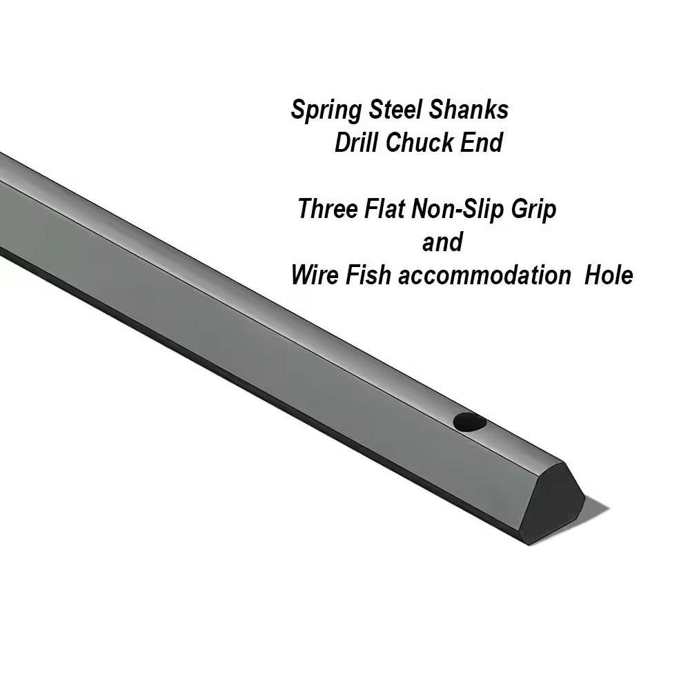 1/2 In. X 72 In. Flexible Screw Point Cable Installer Bit with 3/16 In. Dia Shan gallery