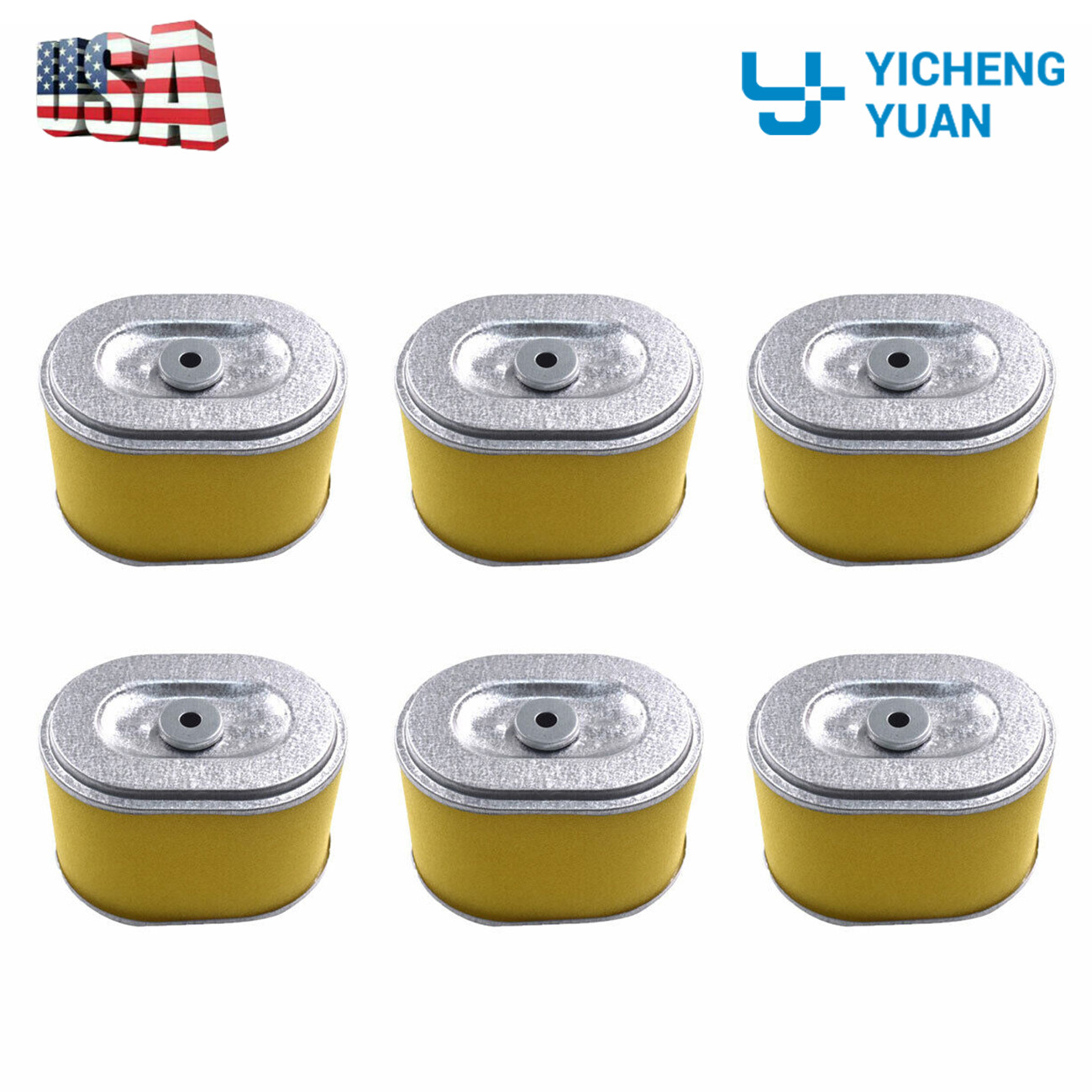 6 PACK AIR FILTER CLEANER ELEMENT For HONDA GX160 GX200 5.5HP 6.5HP ENGINE gallery