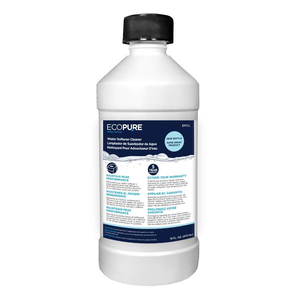 EcoPure EPCL Universal Water Softener Cleaner 16 Fl Oz (Pack of 1), Off-White gallery