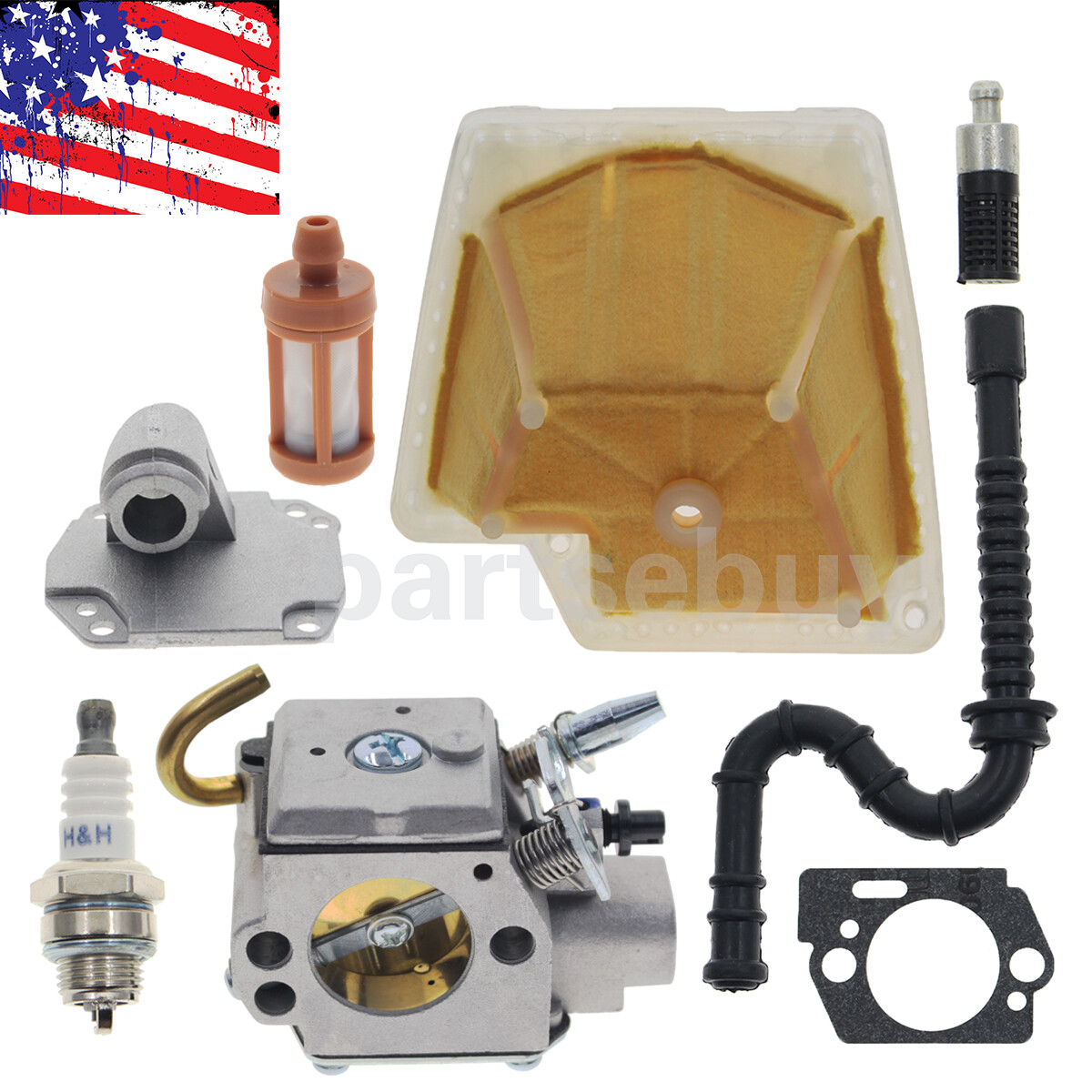 New Carburetor for Stihl MS270 MS280 Chainsaw 1133-120-1604 MS 270 280 Carb Kit gallery