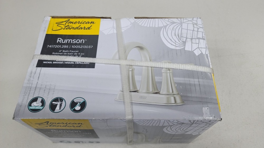 American Standard Rumson 4" 2-Handle Centerset Bath Faucet - Brushed Nickel