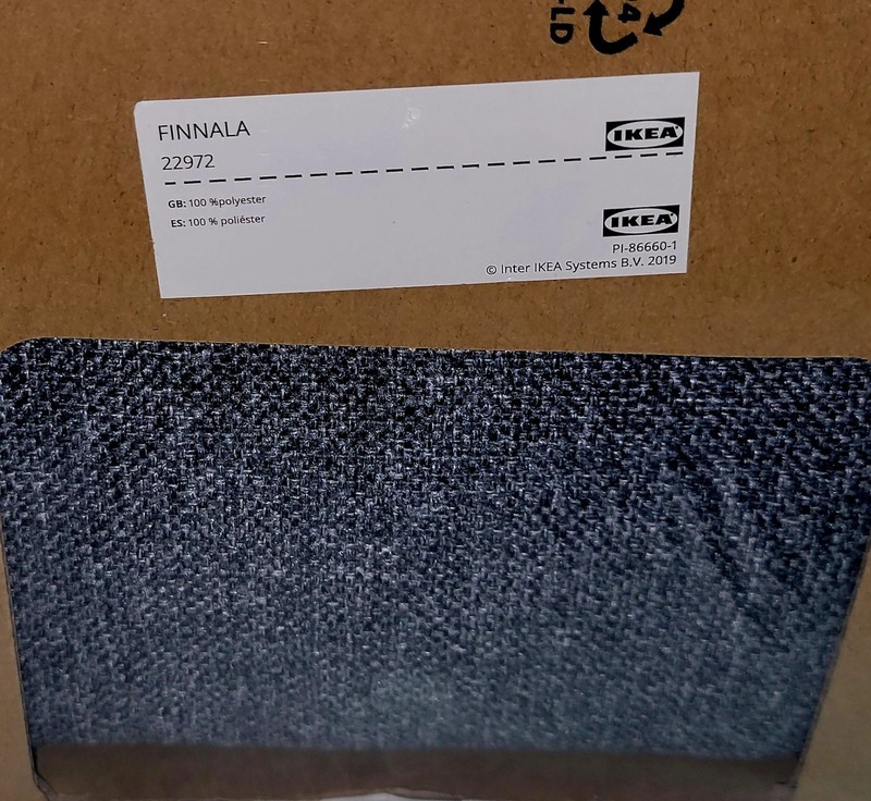 IKEA FINNALA Sofa Armrest Replacement Cover Gunnared Med. Gray 104.548.49 22972 gallery