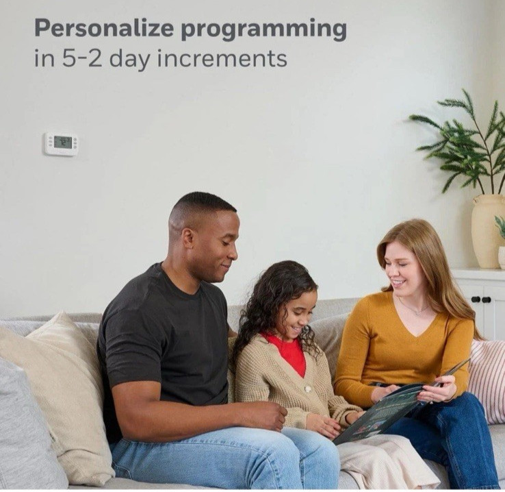 Honeywell Home X2P Programmable Thermostat, Single-Stage, 1-Heat/1-Cool gallery