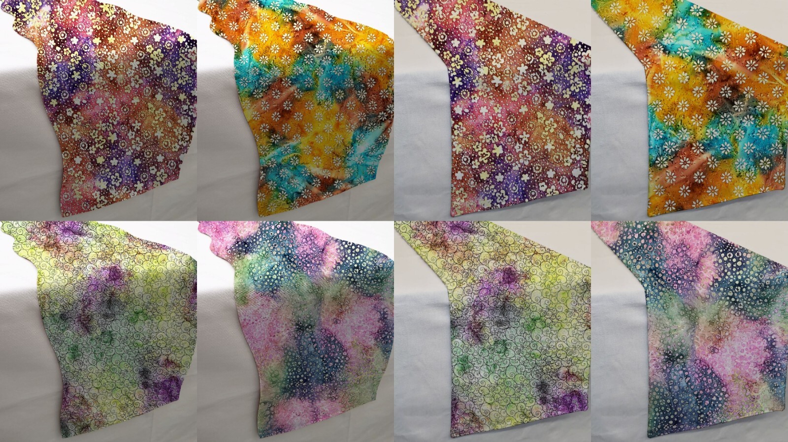 Batik Tie Dye Table Runner (4 Patterns Available) gallery