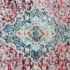 Machine Woven Crossweave Polyester 2'6''x9'10'' Runner Area Rug Oriental Red BBH gallery