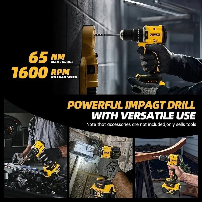 DEWALT DCD805 20V MAX Brushless Drill Driver 1/2in Cordless Bare Tool gallery