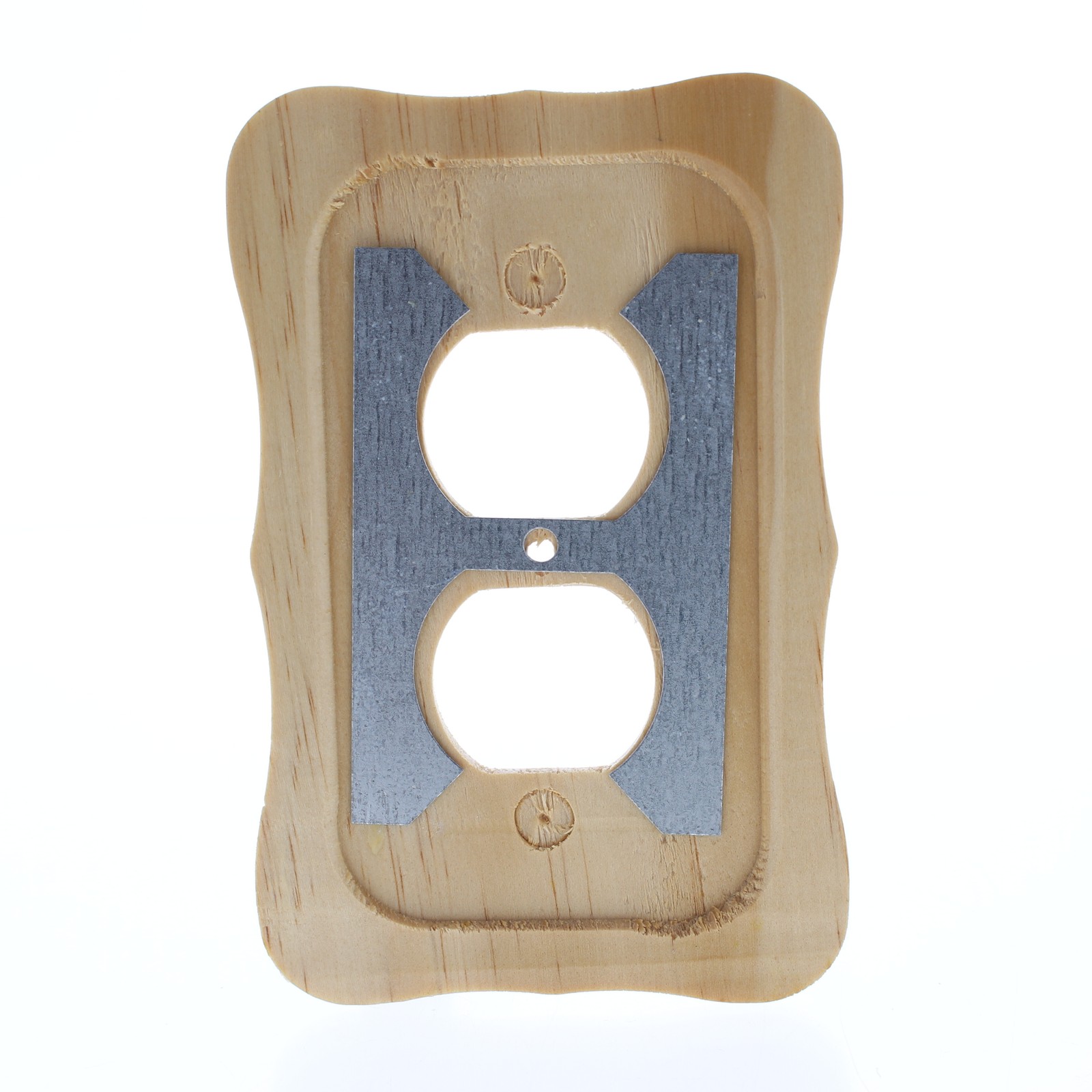 5 Leviton Solid PINE Wood Receptacle Wallplate Duplex Outlet 1G Cover 89203-CVP gallery