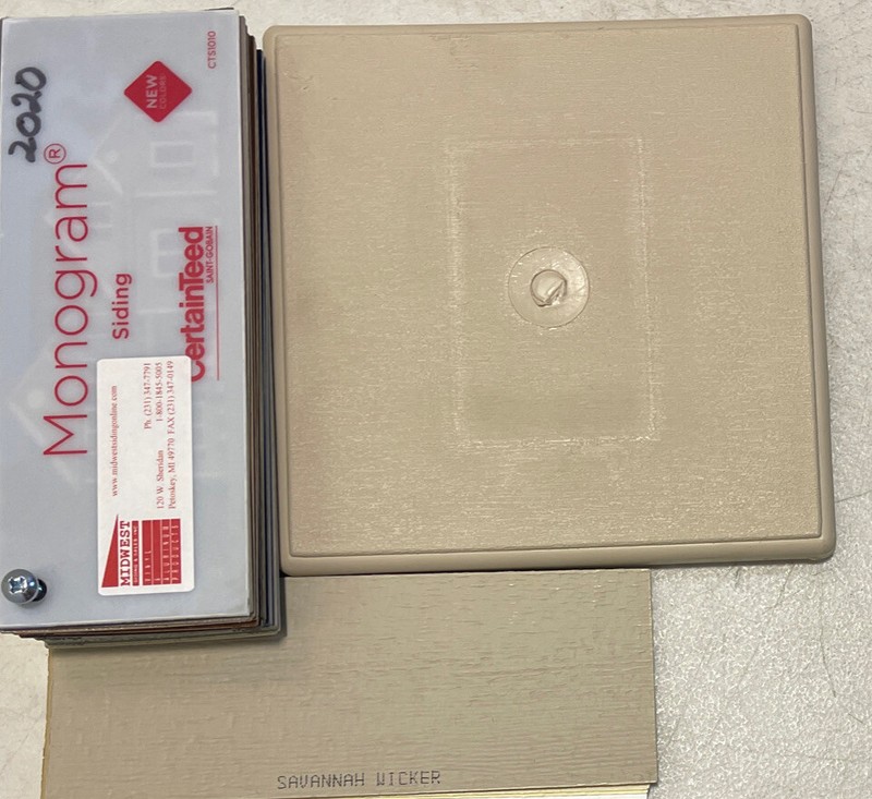 Wicker EZ Block Vinyl Mounting Surface #02 Siding 6-3/4x6-3/4 EZBLK050 gallery