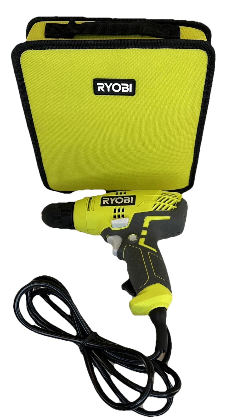 Ryobi 3/8 in Variable Speed Compact Drill Driver Corded With Bag Model D43 gallery
