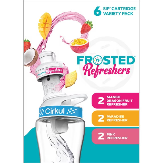 Cirkul Frosted Refreshers Flavor Cartridge Variety Pack, Drink Mix, 6-Pack (2 Pi gallery