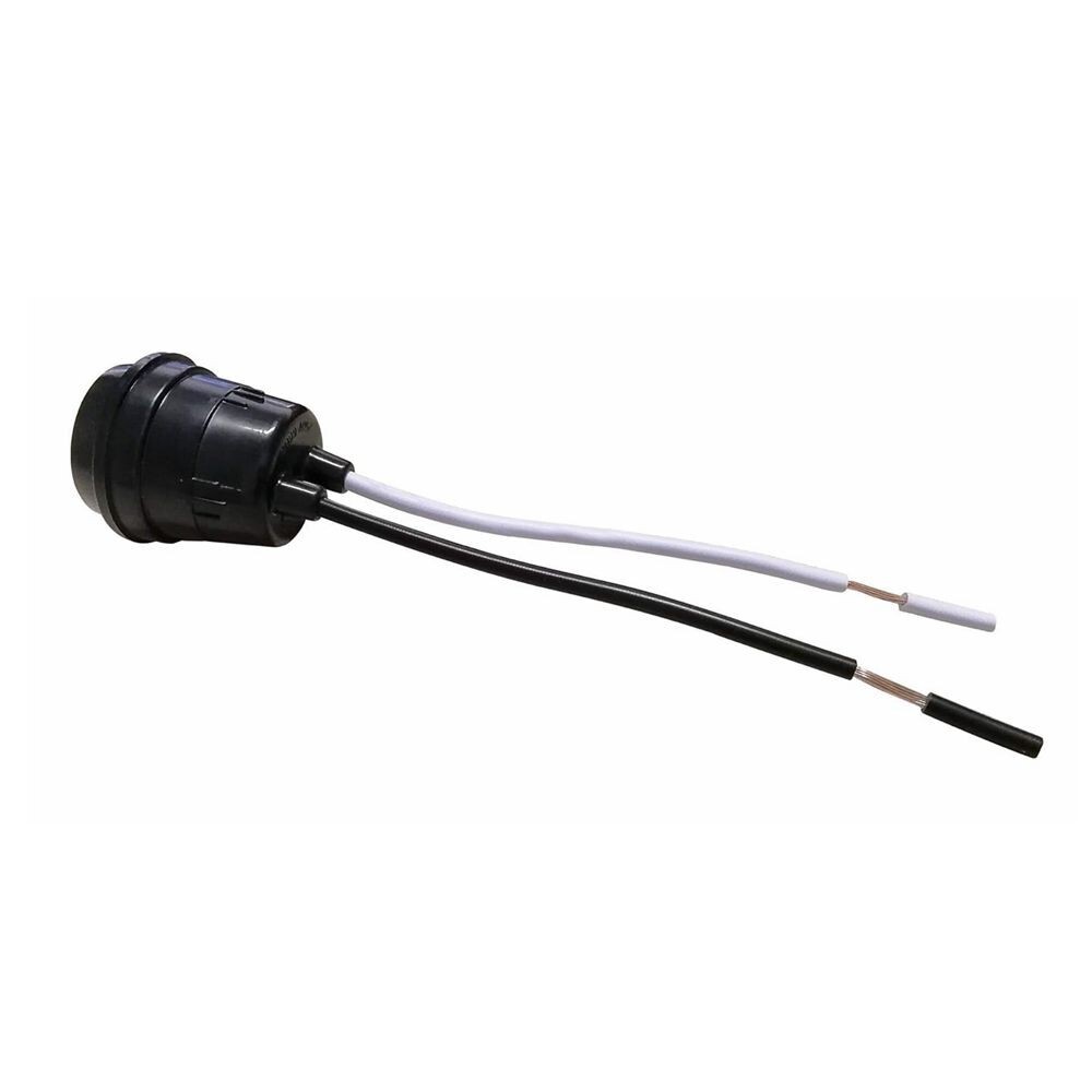 6 Pcs Waterproof Black Pigtail Lamp Light Holder Socket E26 E27 250V 6A C332 gallery