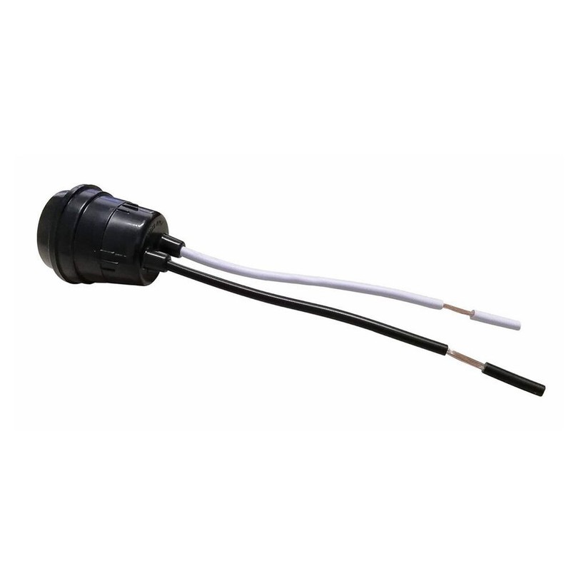 6 Pcs Waterproof Black Pigtail Lamp Light Holder Socket E26 E27 250V 6A C332 gallery
