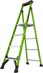 Ladders, Mightylite 2.0, 6′ Stepladder with Ground Cue, Fiberglass, Type IAA, 37