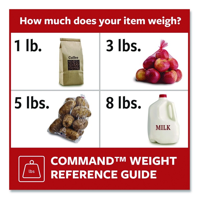 3M Command Damage-Free Hanging 12 Large Utility Hooks with 18 Large Strips 5lb gallery
