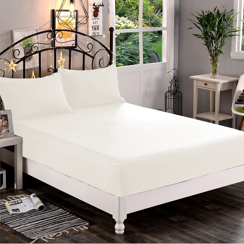 Select Bedding Set 1000 Thread Count 100% Egyptian Cotton Ivory Solid gallery