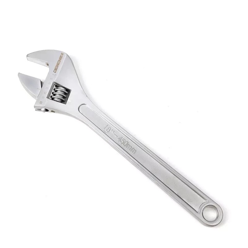 Adjustable Wrench Set Chrome Vanadium Steel 8'',10'',12'',15'',18''-USA gallery