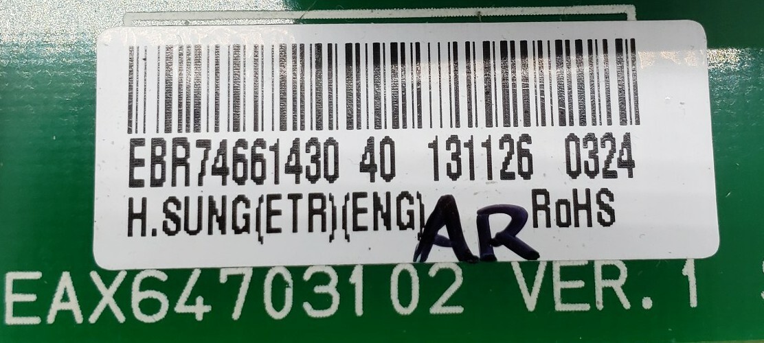 Genuine OEM LG Refrigerator Control EBR74661430 1-Year Guarantee *Same Day Ship gallery