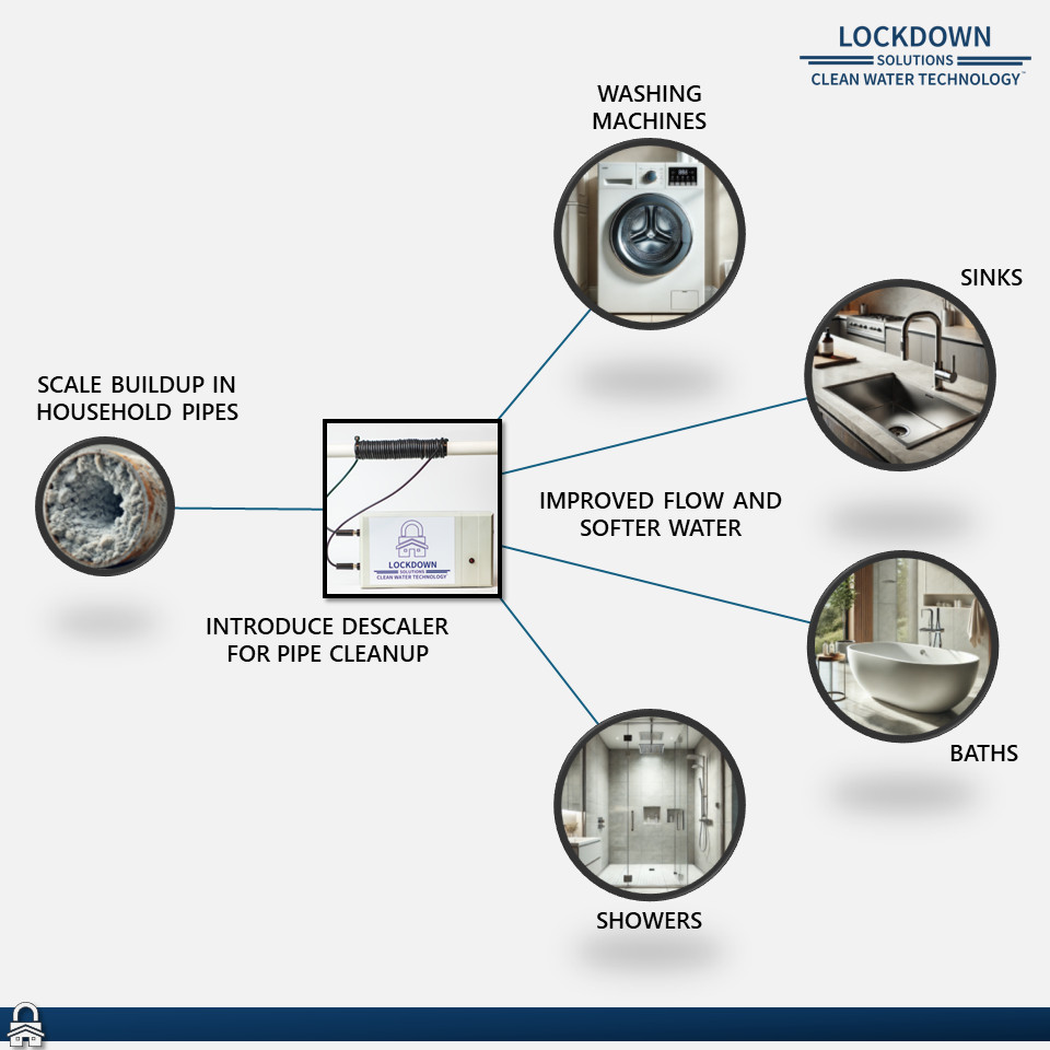 NEW Electronic Hard Water Descaler System - Lockdown Solutions Clean Water Tech gallery