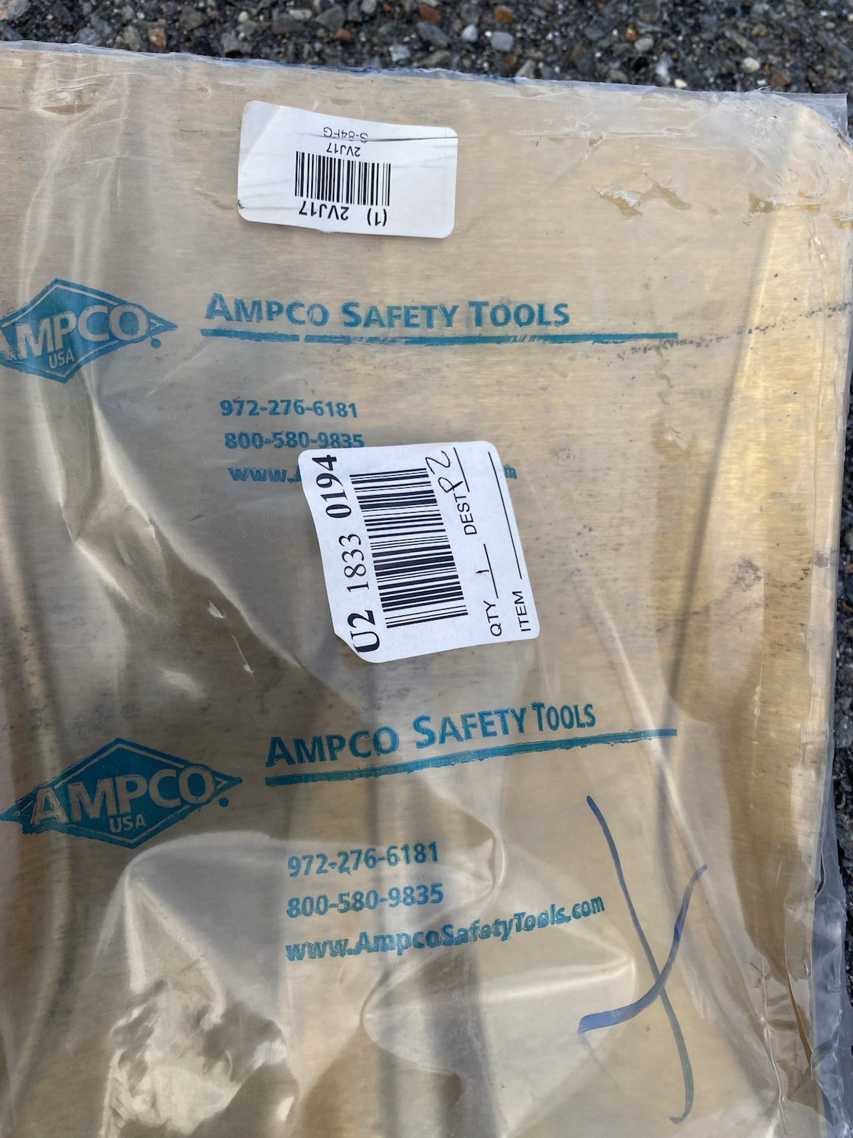 AMPCO S-84FG Square Shovel,22 In Handle,9x11In Blade 2VJ17 gallery
