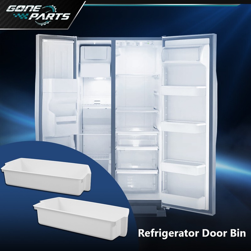 4 Packs White Shelf Bin Compatible with Kenmore Whirlpool Refrigerator gallery