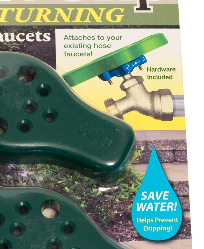 Faucet Grip Handle Attachment For Easy Turning Hose Water On Off Outdoor 2-PACK gallery