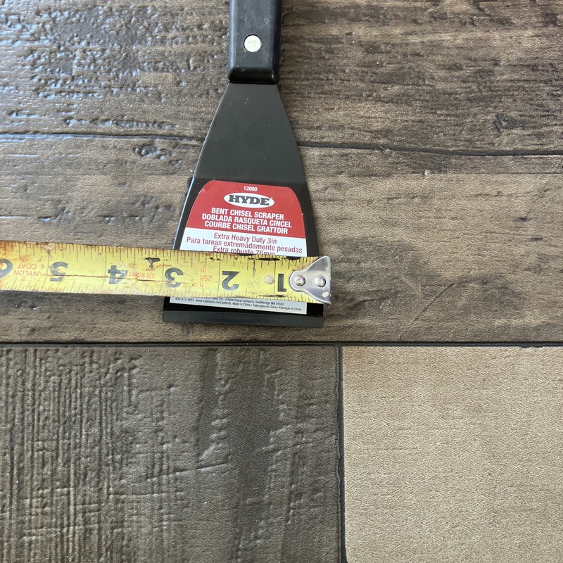 Bent Chisel Scraper 3” Heavy Duty Hyde 12000 HCS Blade Black Contour-Grip gallery
