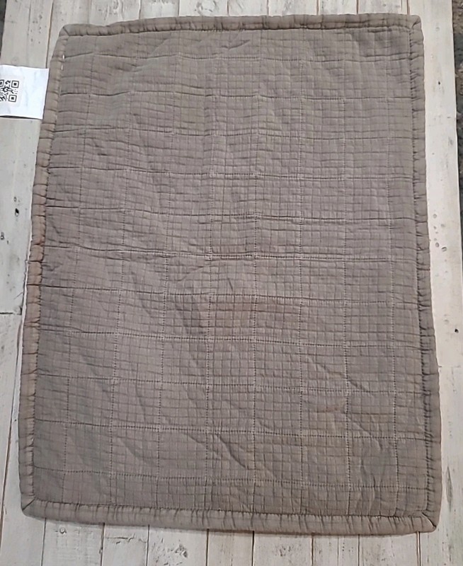 UGG Sample Standard 20"x26" Zip Pillow Cover Sham Sherpa & Quilted Grayish Brown gallery