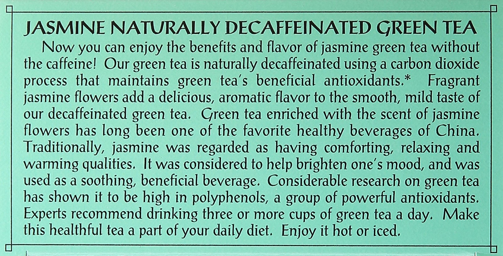 Triple Leaf Tea Jasmine Green Tea, 20 Count (Pack of 1), No Color gallery