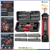 Torque Screwdriver Set 15-75 In-lbs 1/4 Inch Drive 40 Bits S2 Steel Storage Case gallery