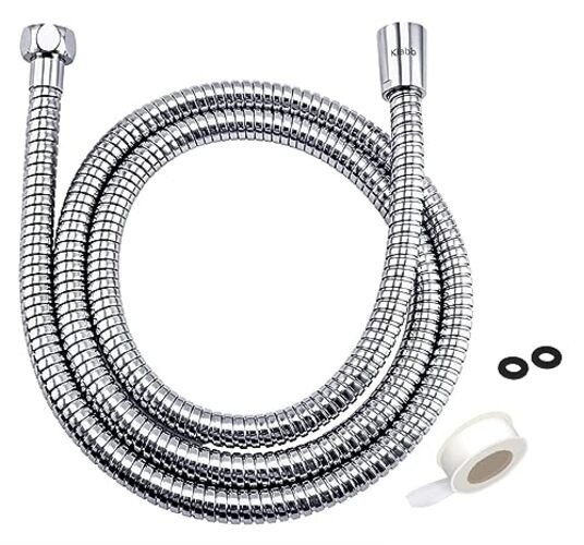 59 Inch/150cm Stainless Steel Handheld Shower Hose, Flexible 59inches Chrome gallery