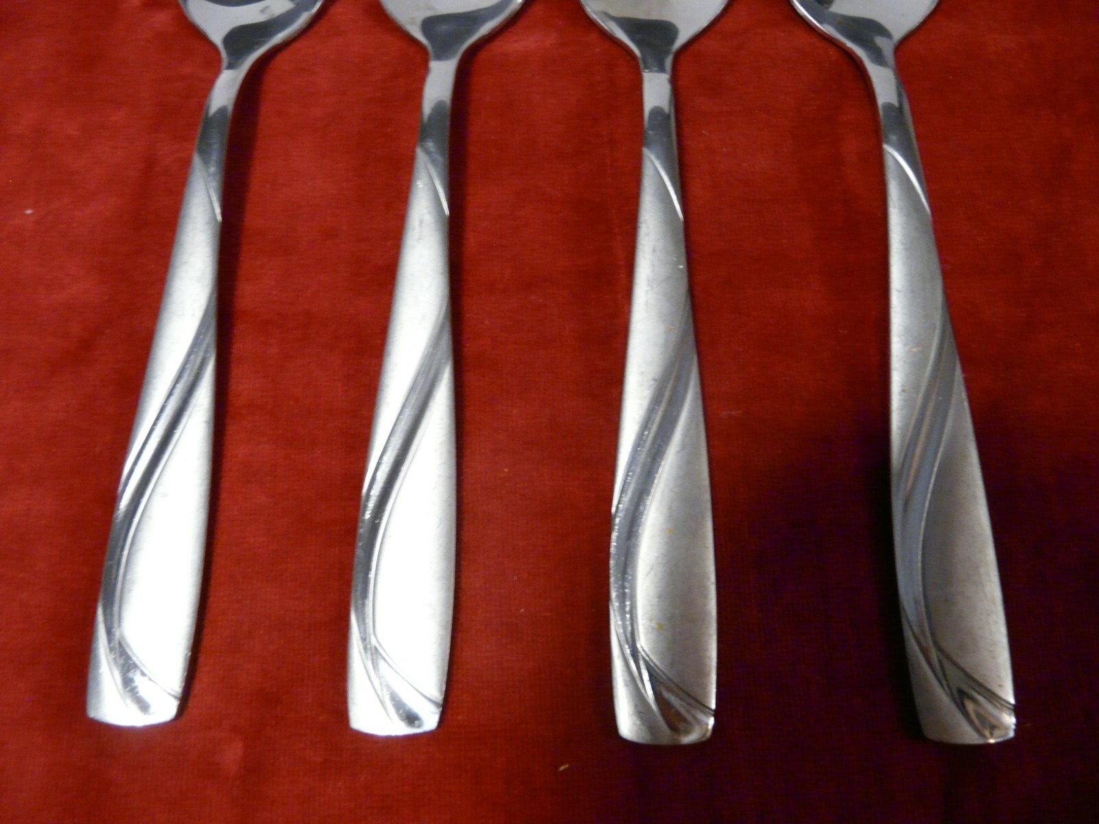 4 Soup Spoons Cambridge MERCADO D-20 Stainless Flatware 7 7/8" gallery