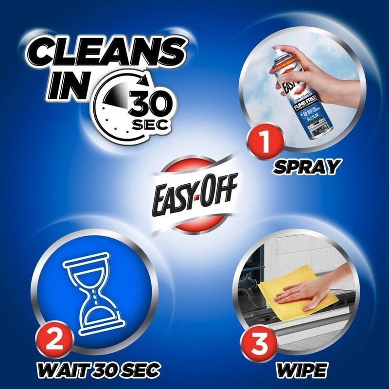 6 Pack Fume Free Oven Cleaner & Degreaser Foam Spray Tough Grease Grime New gallery