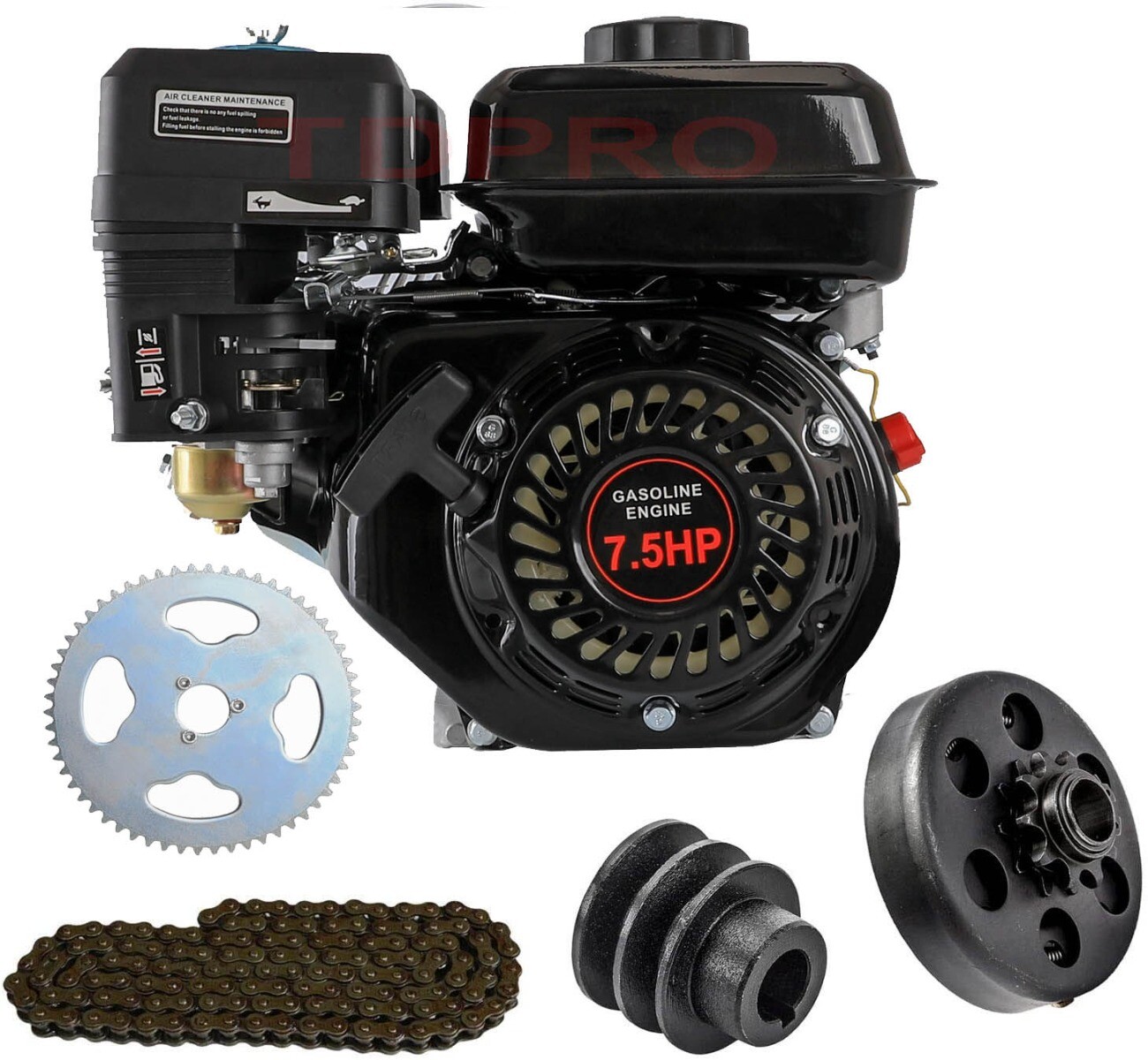 7.0HP 210cc Horizontal Gas OHV Engine Motor For Go Kart Lawn Mower Mini Bike ATV gallery