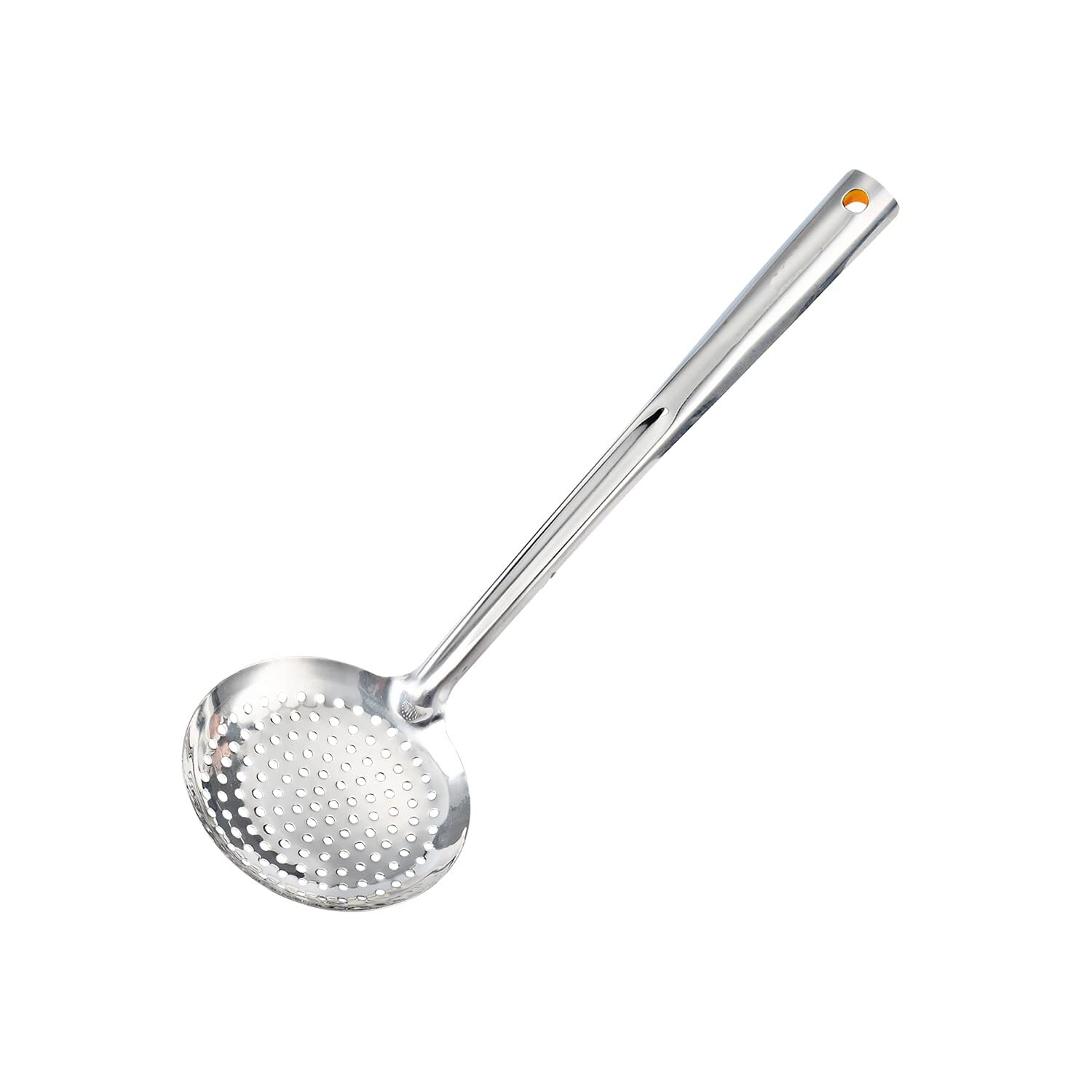 12CM Stainless Steel Slotted Spoon with Heat Resistant ABS Handle for Straining gallery