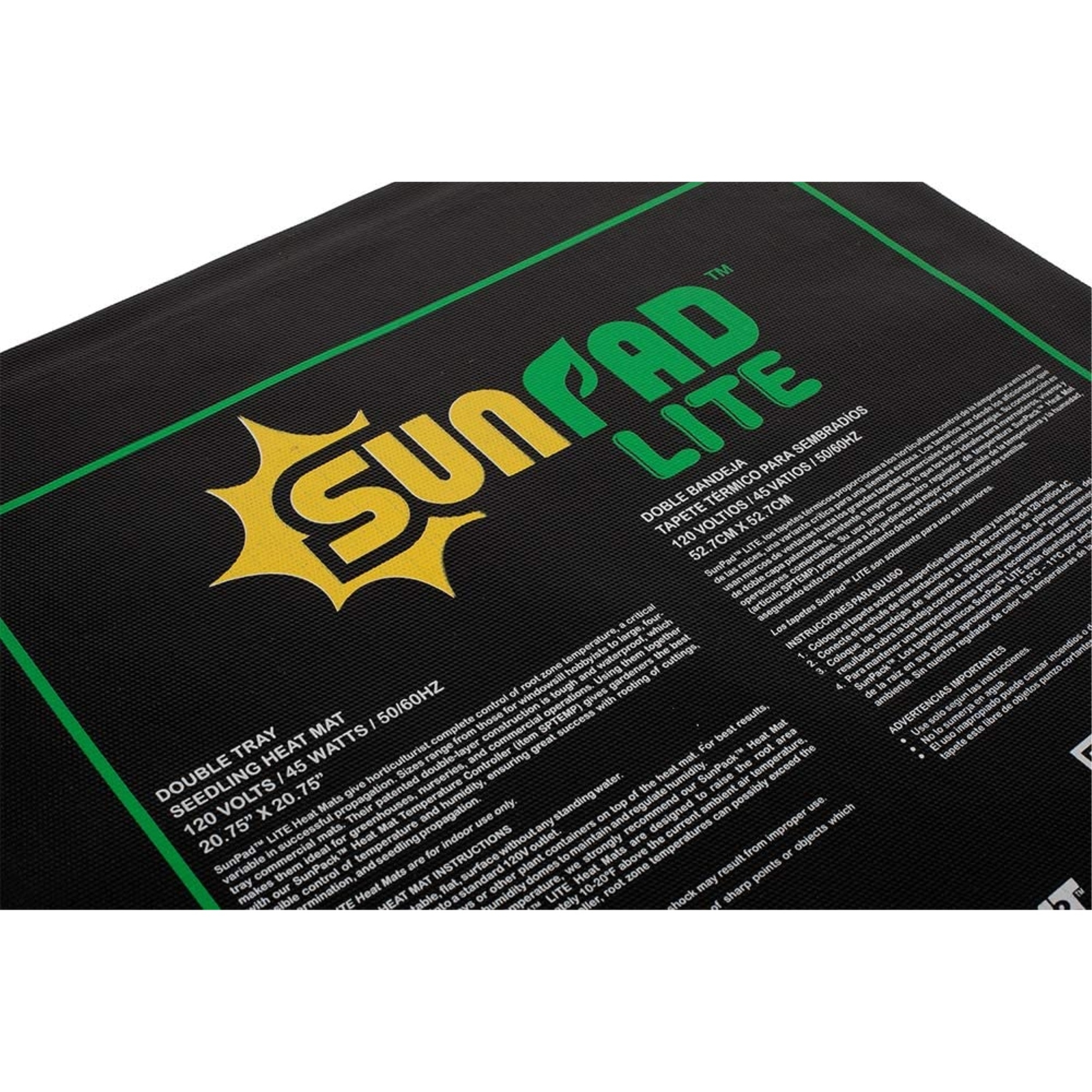 SunPad Lite 45W Propagation Heating Mat for Seeds, 20.75" x 20.75" gallery