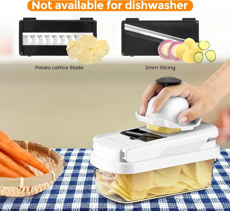 15-In-1 Vegetable Fruit Chopper Cutter Food Onion Veggie Dicer Slicer Kitchen gallery