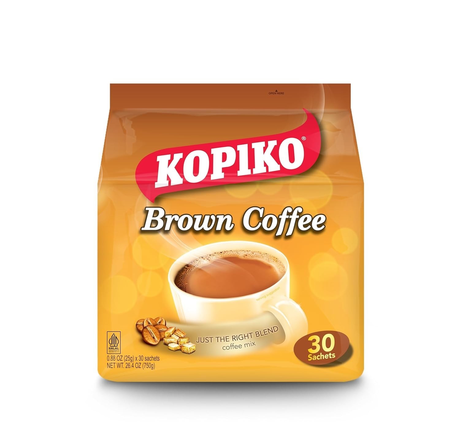 Kopiko Brown Instant Coffee Mix 30 Sachets (25g Each) Authentic Indonesian Blend gallery