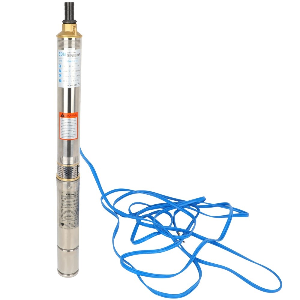 1" 1/2HP Deep Well Pump Submersible Water Pump 110V/60Hz 370W 16GPM 95psi New gallery