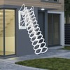 10ft Attic Ladder Folding Loft Ladder 12 Steps Stair Pull Down Ladder Wall-Mount gallery