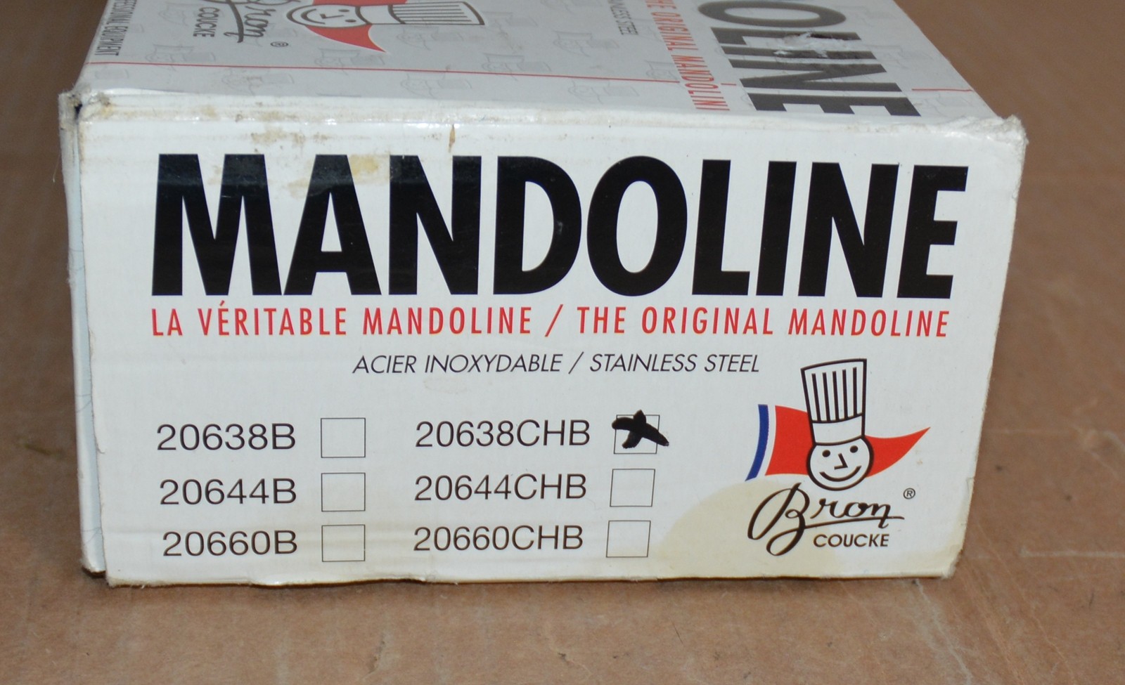 Bron Coucke Mandoline In Box Stainless Steel Manual Food Slicer for Vegetables gallery