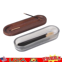 Glass Incense Burner Set W/ Lid Includes 10 Incense Sticks Modern Home Decor New