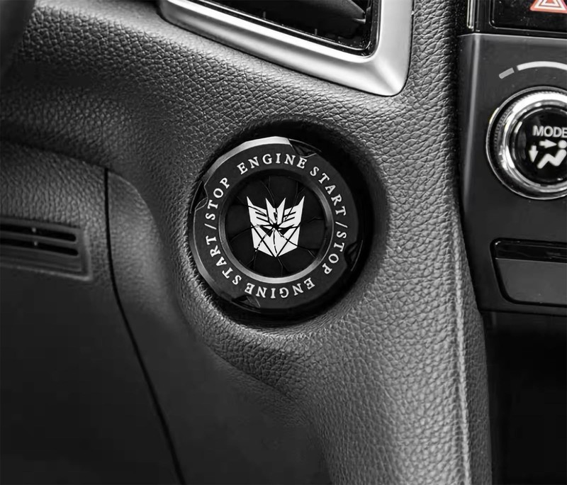 Universal Push Start Button Cover for Cars and Motorcycles Interior Accessory gallery