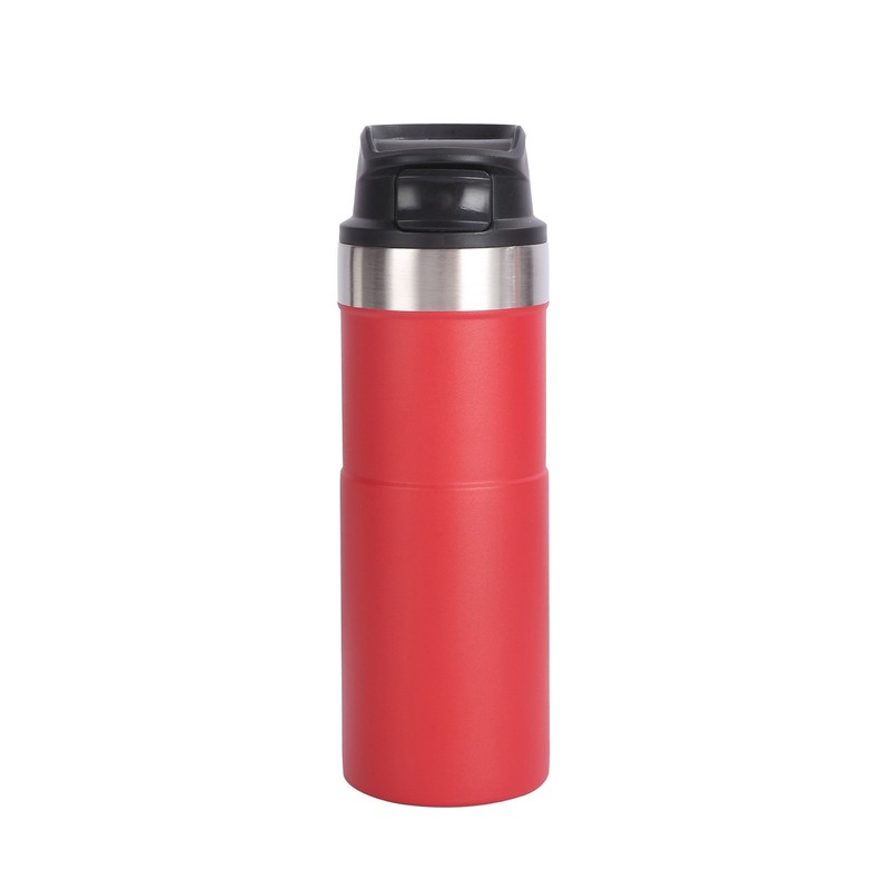500ml Bpa Free Classic Trigger Action Travel Coffee Mug 16OZ Double Wall Cup In gallery