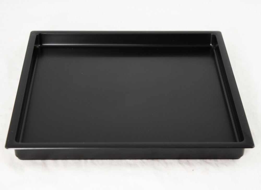 Square Black Japanese Plastic Humidity Trays for Bonsai Tree - 7.5"x 7.5"x 0.75