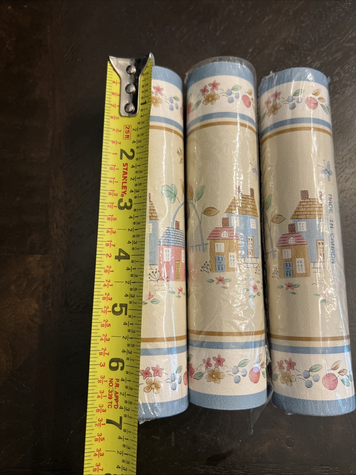 VTG Heartland Pattern Wallpaper Boarder 3 Rolls Unopened (5 yds each) 45 Feet gallery
