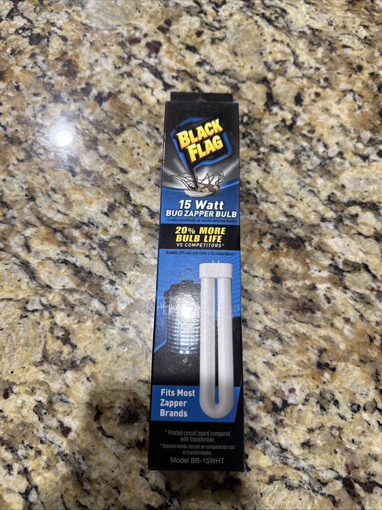 Black Flag 15W Bug Zapper Replacement Light Bulb Genuine *BRAND NEW*