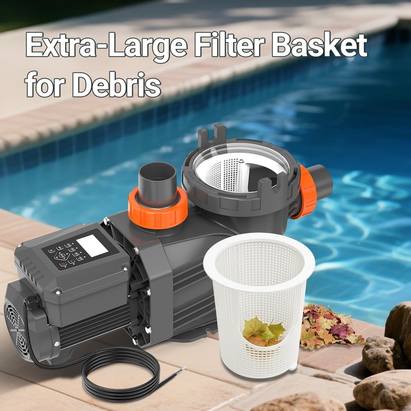 4 Variable Speed Inground VS Pool Pump 1.8-3.0 HP 230V for In/Above Ground Pools gallery