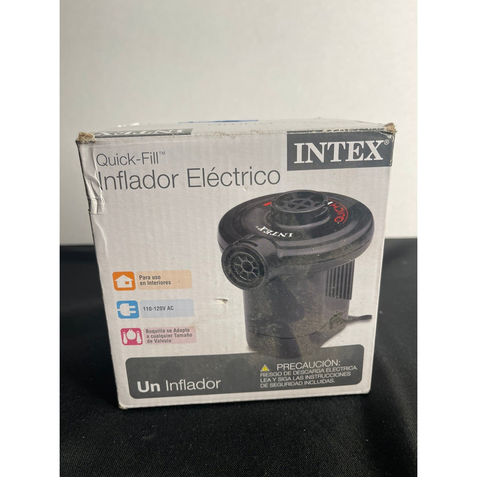 Intex Quick Fill Electric Pump 110-120V AC Inflator for Air Mattresses Pools gallery